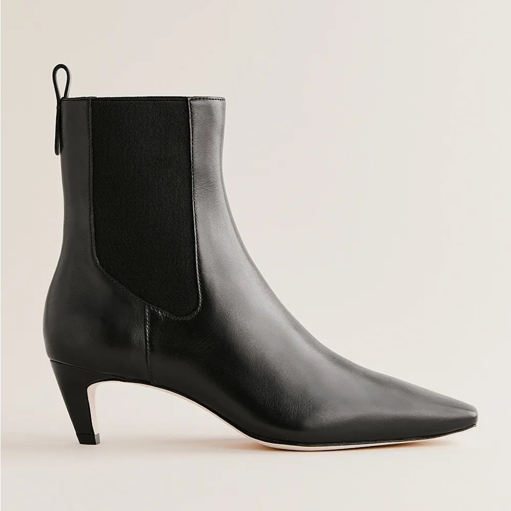 Reformation Wally Black Ankle Boots